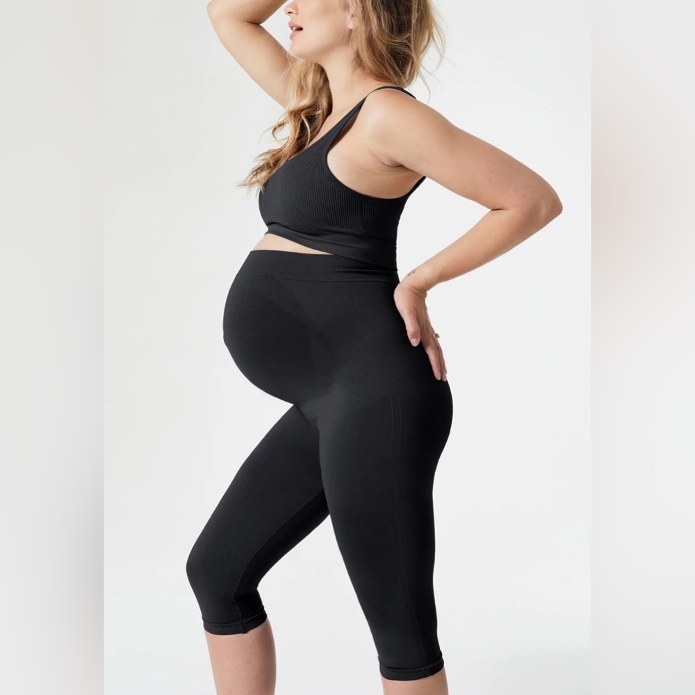 BLANQI Everyday Maternity Belly Support Crop Leggings